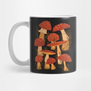 Amanita Garden - Fly Agaric Mushrooms Mug